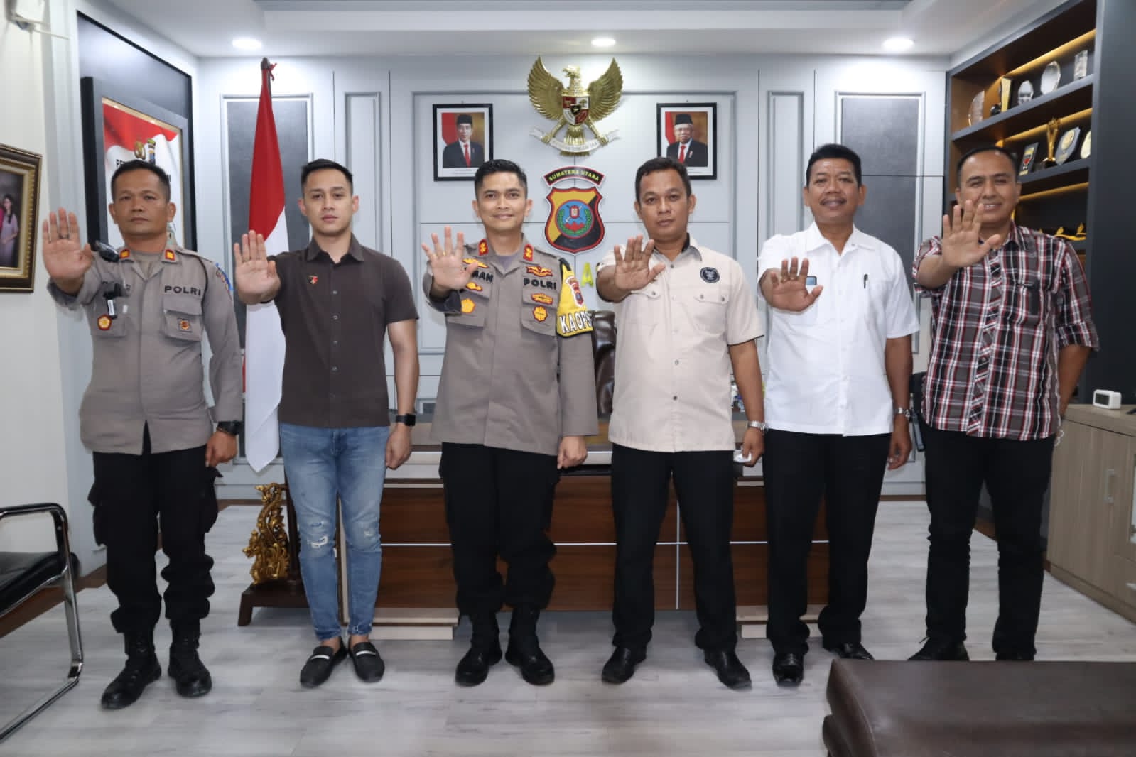 Kapolres Bersilaturahmi dengan BNNK Asahan