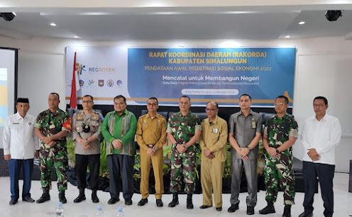 Bupati Simalungun  Terima Kedatangan Petugas Regsosek