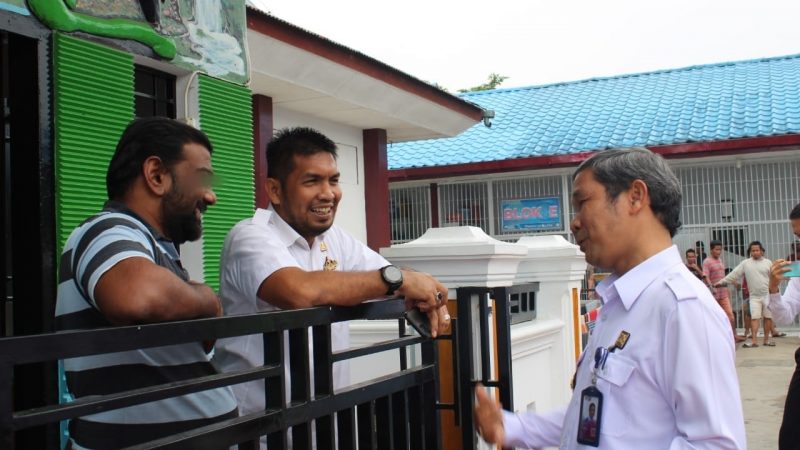 Sapa Warga Binaan, Kepala Lapas Siborongborong KanwilKumham Sumut Kontrol Blok Hunian