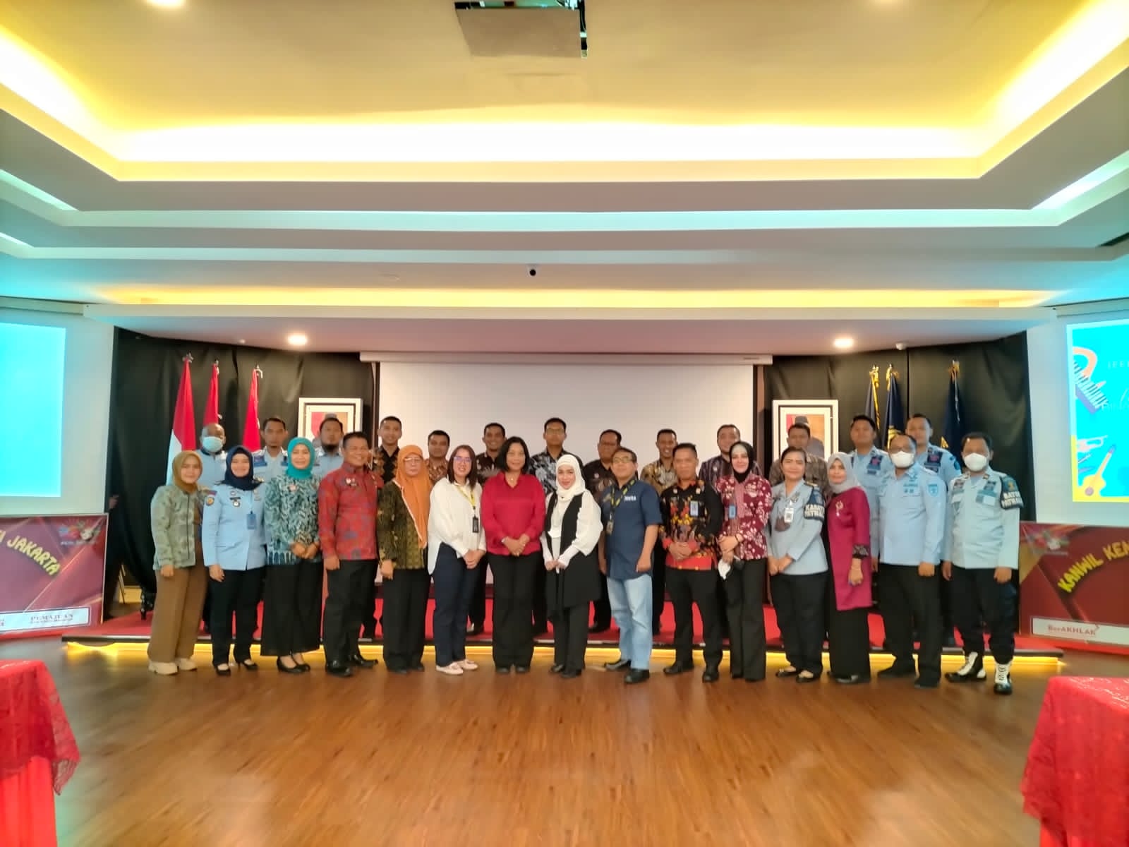 Rutan Cipinang Kanwil Kemenkumham DKI Jakarta Hadiri Rapat Persiapan Bina Eksplorasi Warga Binaan Pemasyarakatan Berkolaborasi dengan Yayasan Jeera Indonesia dan Imaniar Production