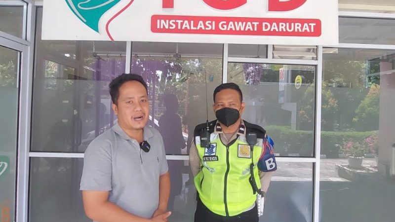 Aipda Andi Personel Satlantas Polresta Pekanbaru Selamatkan Bayi Usia 3 Tahun