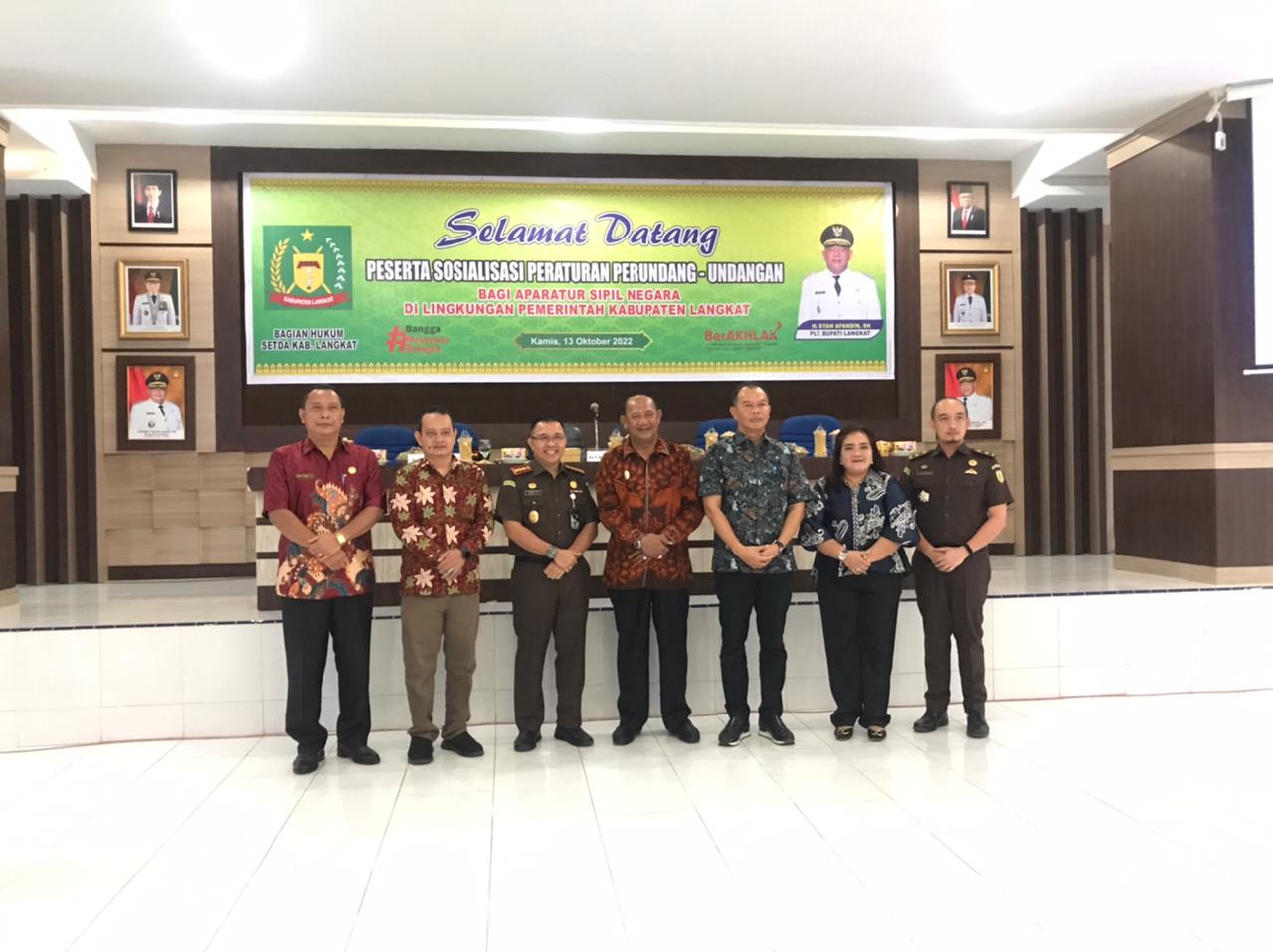 Sosialisasi Undang-undang bagi ASN Pemkab Langkat Digelar, Afandin Minta Peserta Serius