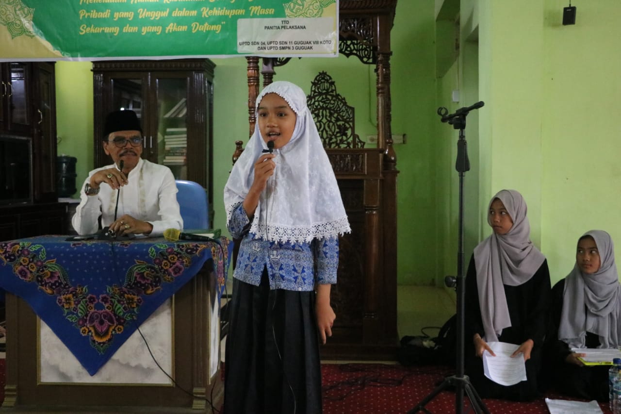 Bupati Safaruddin Rayakan Maulid Nabi Muhamad SAW Bersama Siswa SD dan SMP