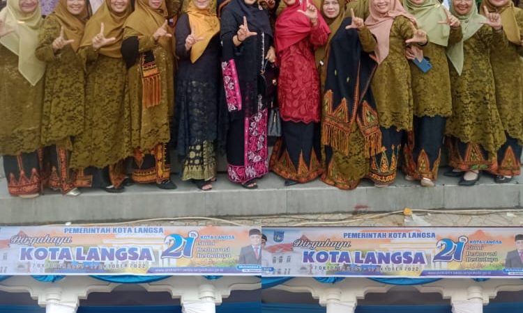 HUT Kota Langsa Ke-21 Dimeriahkan Dengan Tarian Spektakuler Persembahan Disdikbud