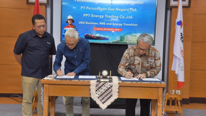 PGN dan PPT Energy Trading Akselerasi Komersialisasi LNG di Era Transisi Energi Menuju NZE 2060