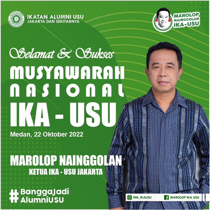 IKA USU Jakarta Sekitarnya Siap Menuju  MUNAS IKA USU 21-Oktober 2022