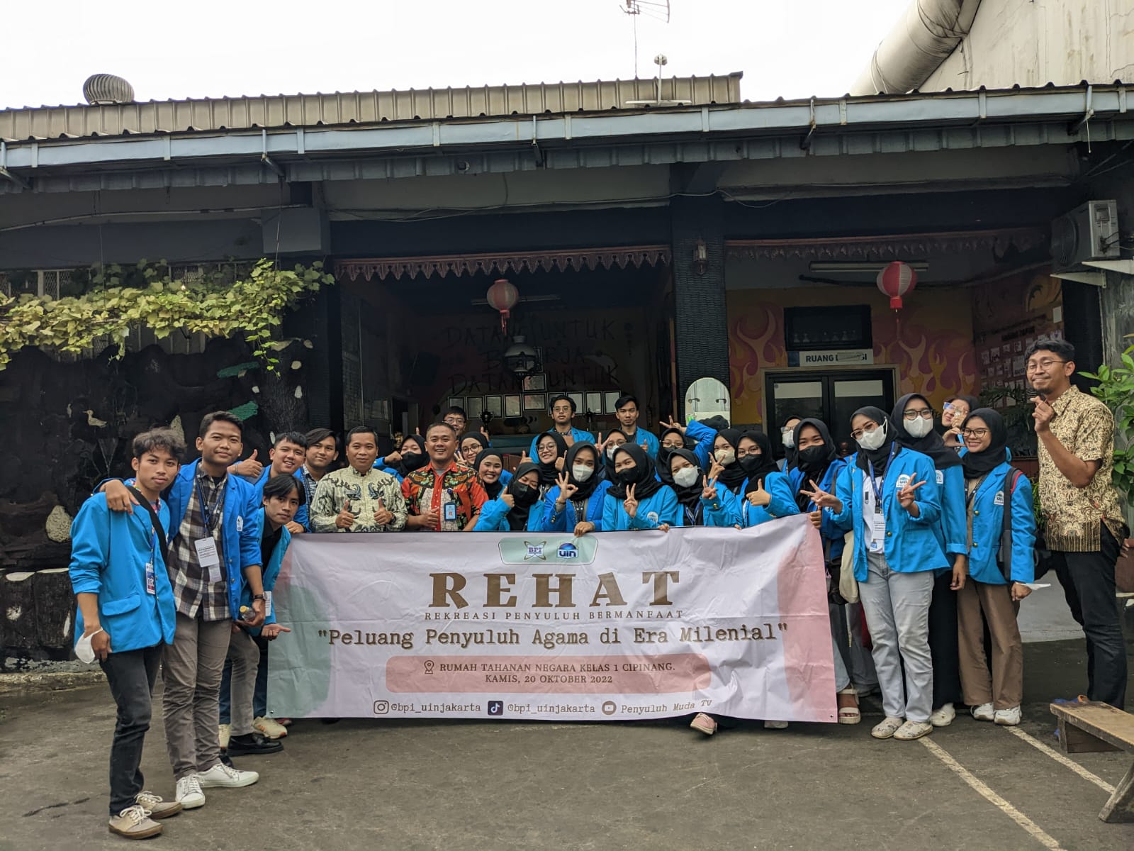 Rutan Cipinang Kanwil Kemenkumham DKI Jakarta Terima Kunjungan Mahasiswa UIN Syarif Hidayatullah Untuk Rehat