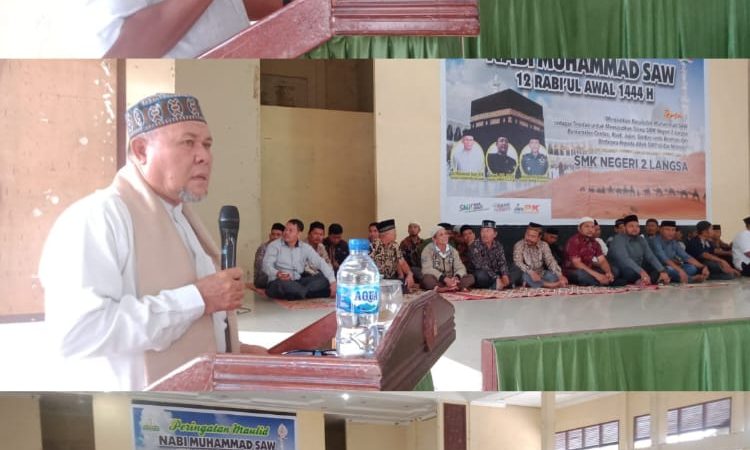 SMK Negeri 2 Langsa Peringati Maulid Nabi Muhammad, SAW