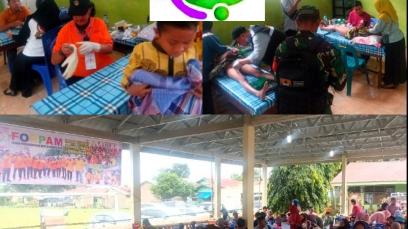 FORPAM Gelar Khitan Massal Gratis Anak Di Patumbak 2 Bersama Tim Medis ARMII