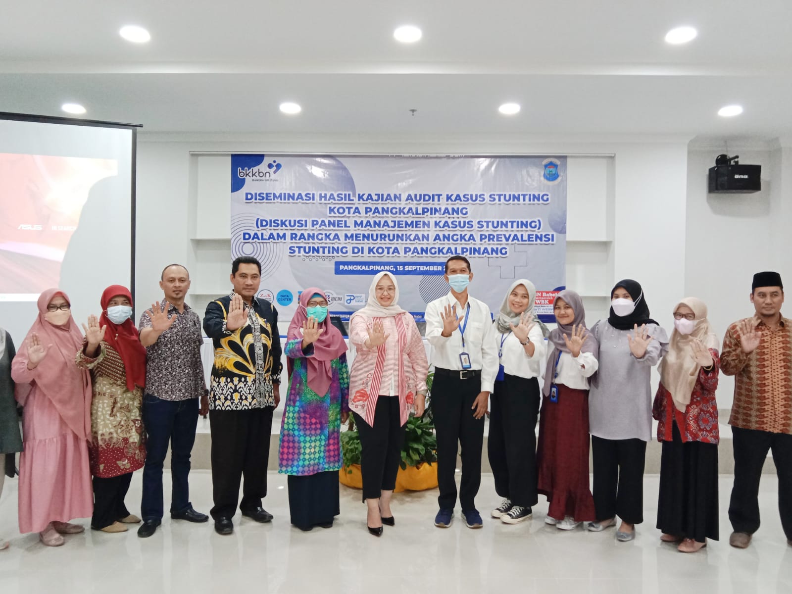 Monica Haprinda Membuka Diskusi Panel Manajemen Kasus Stunting Di Kota Pangkalpinang