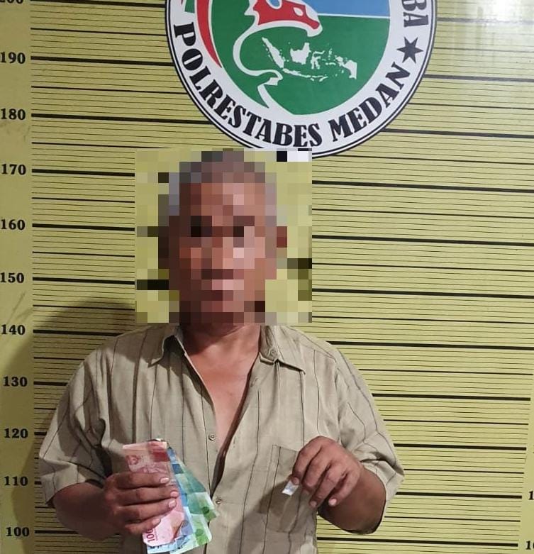 Personel Satres Narkoba Polrestabes Medan Ringkus Pengedar Sabu