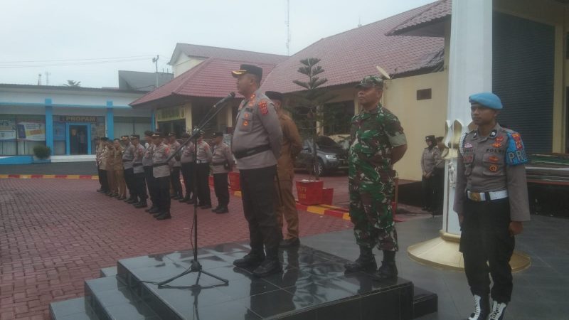 Polres Aceh Barat Gelar Upacara Pengukuhan dan Pelantikan Dewan Saka Bhayangkara Masa Bakti 2022-2023