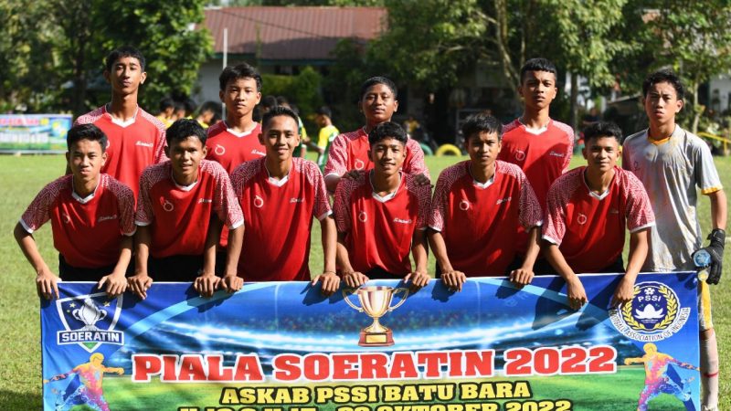 SSB Aldas Prima Inalum U-15 Raih Juara Piala Soeratin Askab PSSI Batu Bara 