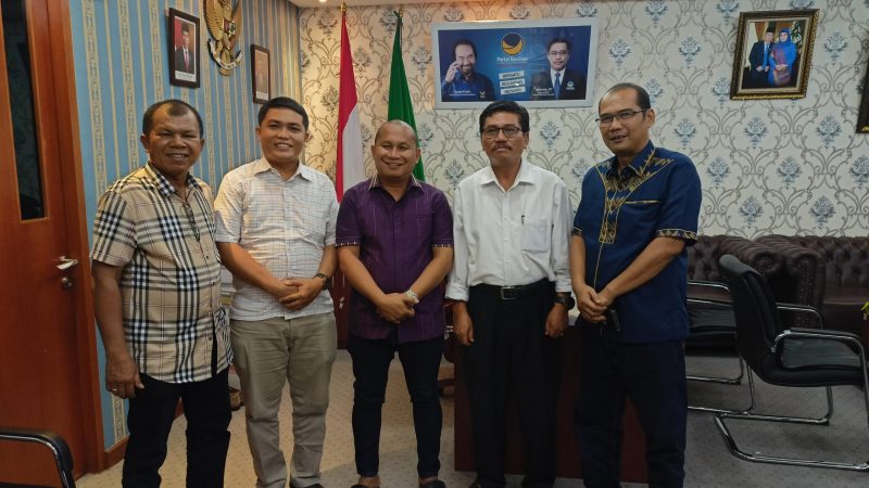 Panitia Pembangunan dan Ulang Tahun ke-59 Gereja HKBP Pardamean Tahun 2022 Temui Wakil Ketua DPRD Sumut, Rahmansyah Sibarani