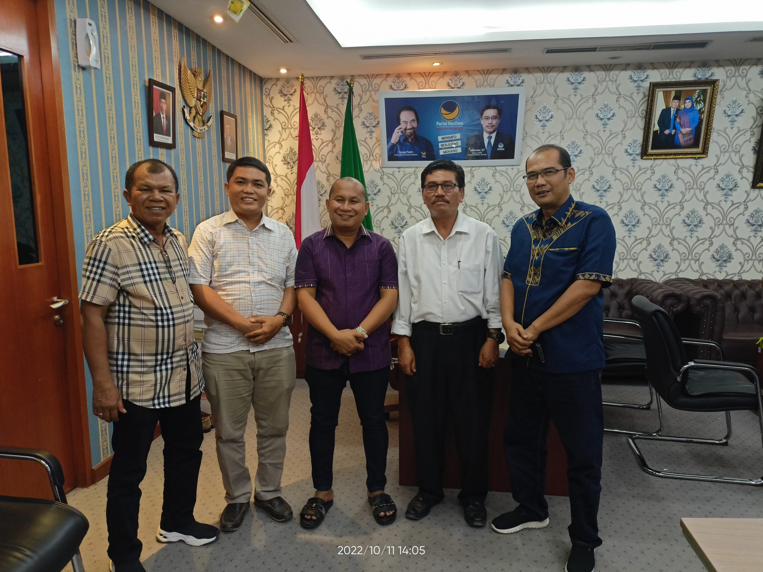Panitia Pembangunan dan Ulang Tahun ke-59 Gereja HKBP Pardamean Tahun 2022 Temui Wakil Ketua DPRD Sumut, Rahmansyah Sibarani