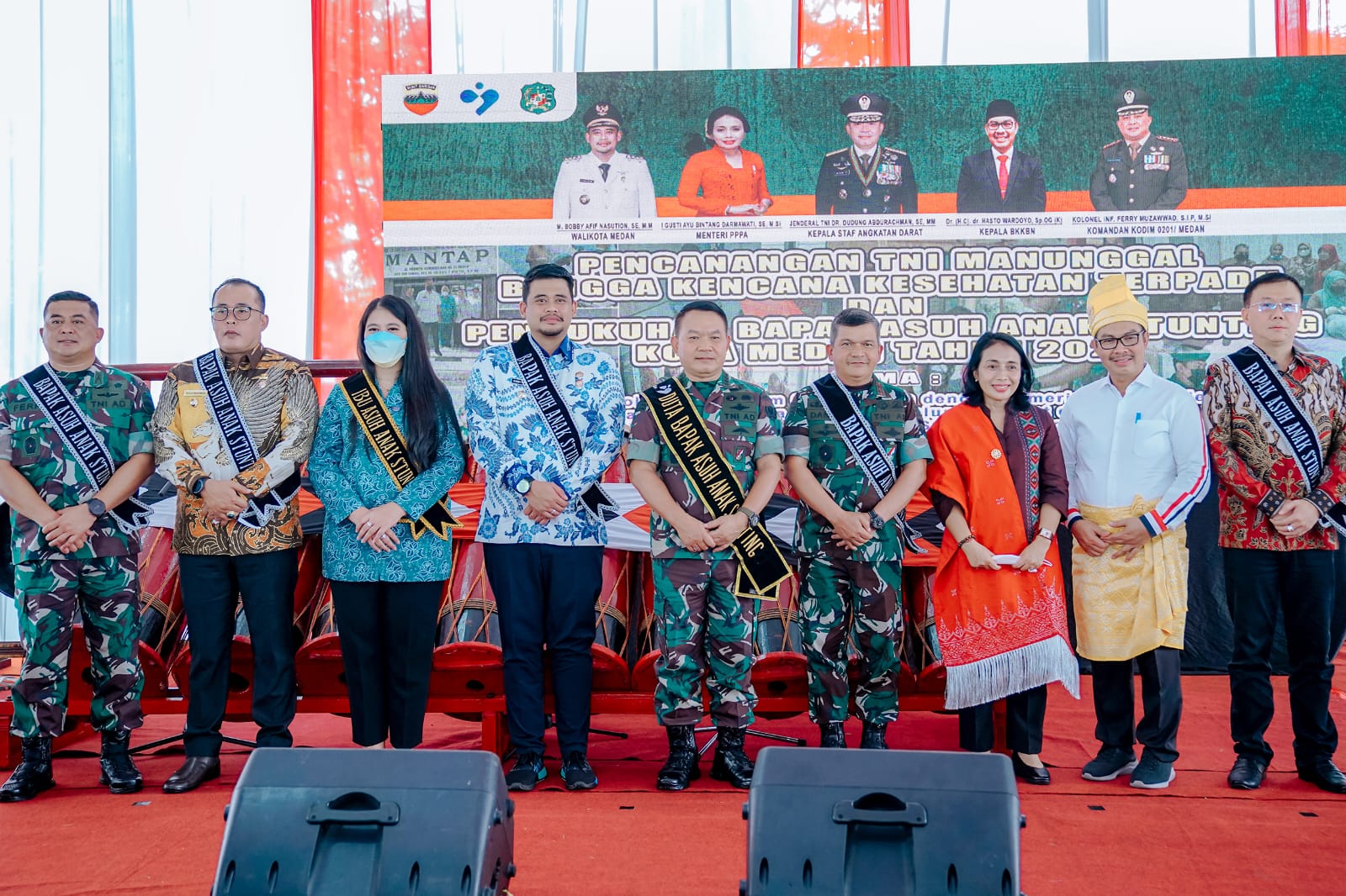 Dikukuhkan Jadi Bapak Stunting Kota Medan, KASAD: Upaya Yang Dilakukan Pak Bobby Sebagai Wali Kota Sudah Luar Biasa