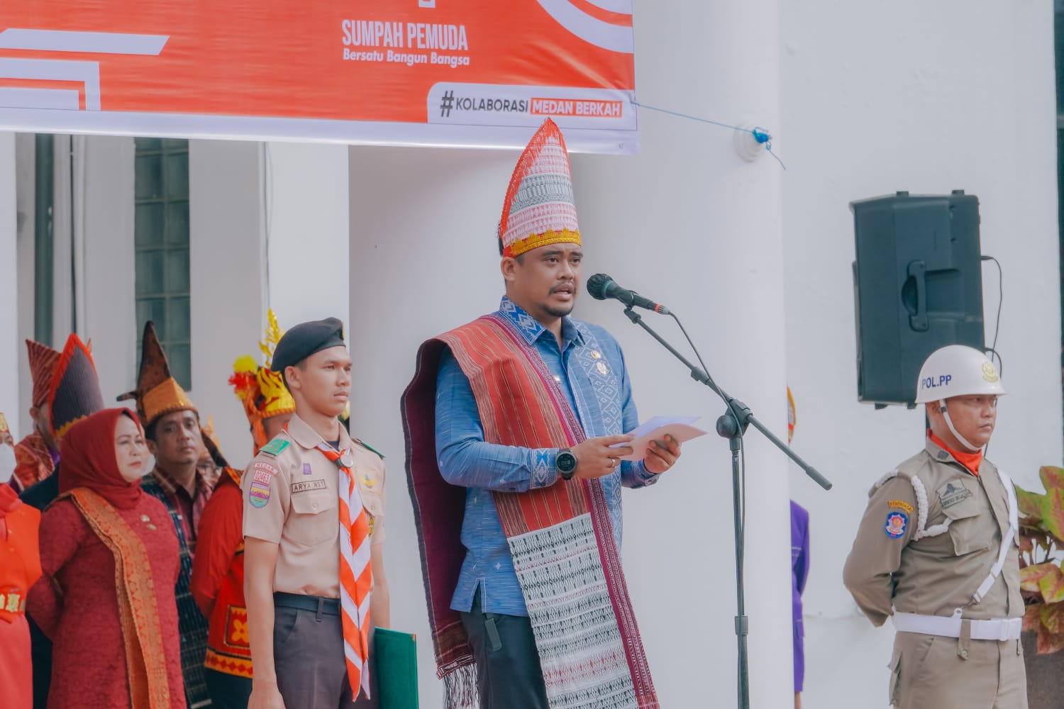 Jadi Inspektur Upacara Peringatan Sumpah Pemuda, Bobby Nasution : Peran Pemuda Telah Tercatat Tinta Emas Sepanjang Masa
