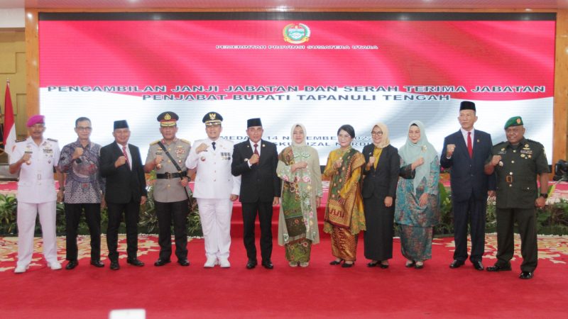 Lantik Pj Bupati Tapteng, Edy Rahmayadi Ingatkan Tugas Pokok ASN