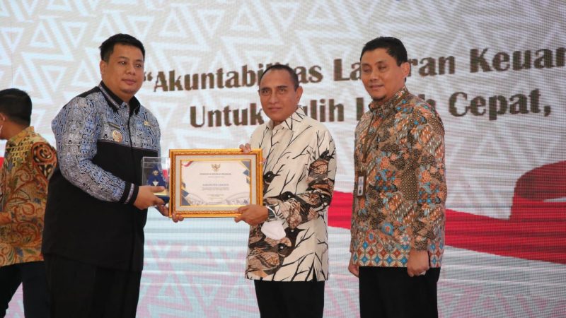 Pemkab Samosir Raih Opini WTP Lima Kali Berturut-turut