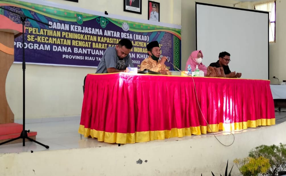 Peserta Pelatihan Se Rengat Barat Inhu Agar Diaplikasikan Ilmunya Untuk Memajukan Bumdes