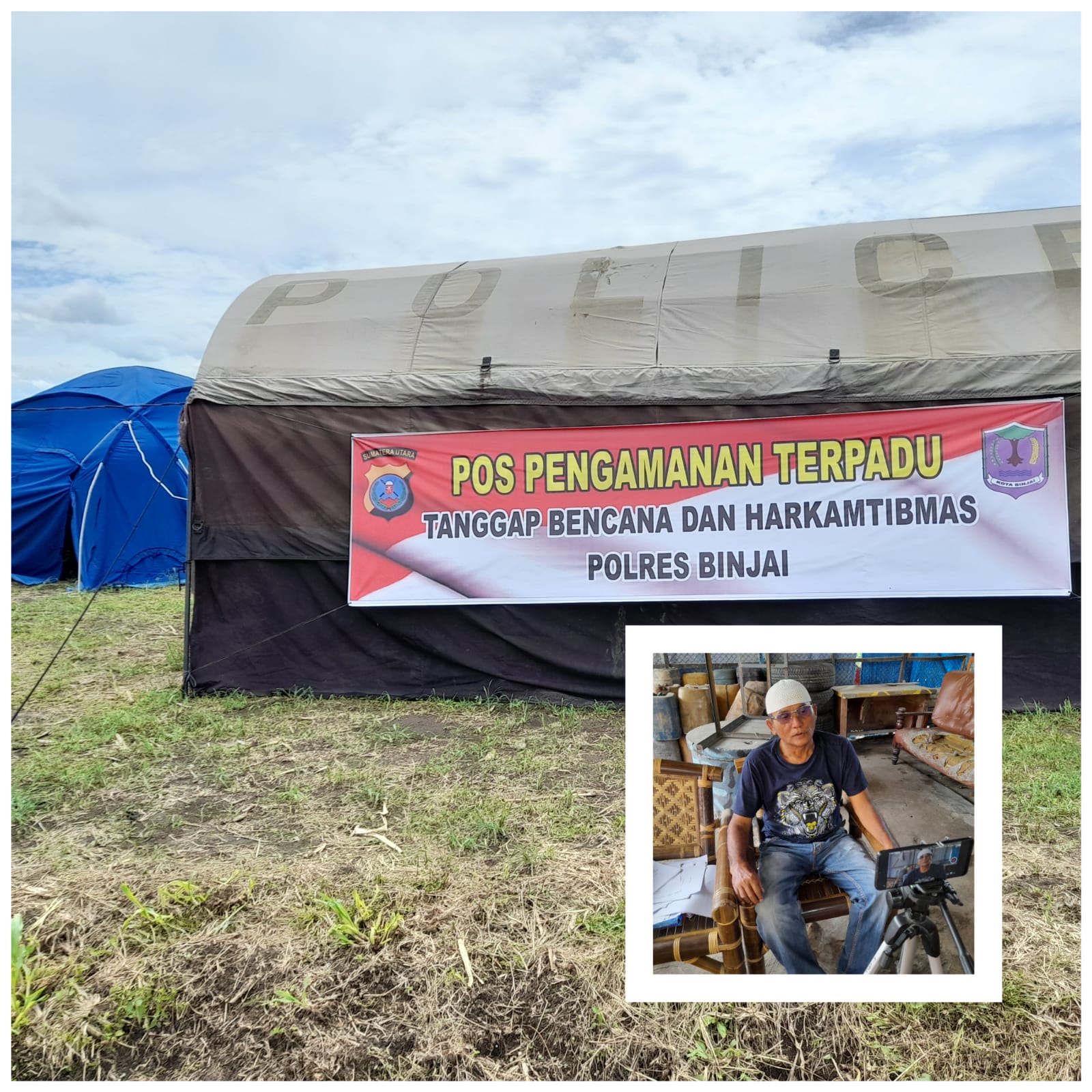Zaini Sembiring : Ada Pos Polisi di Bagulda Semoga Petani Sejahtra