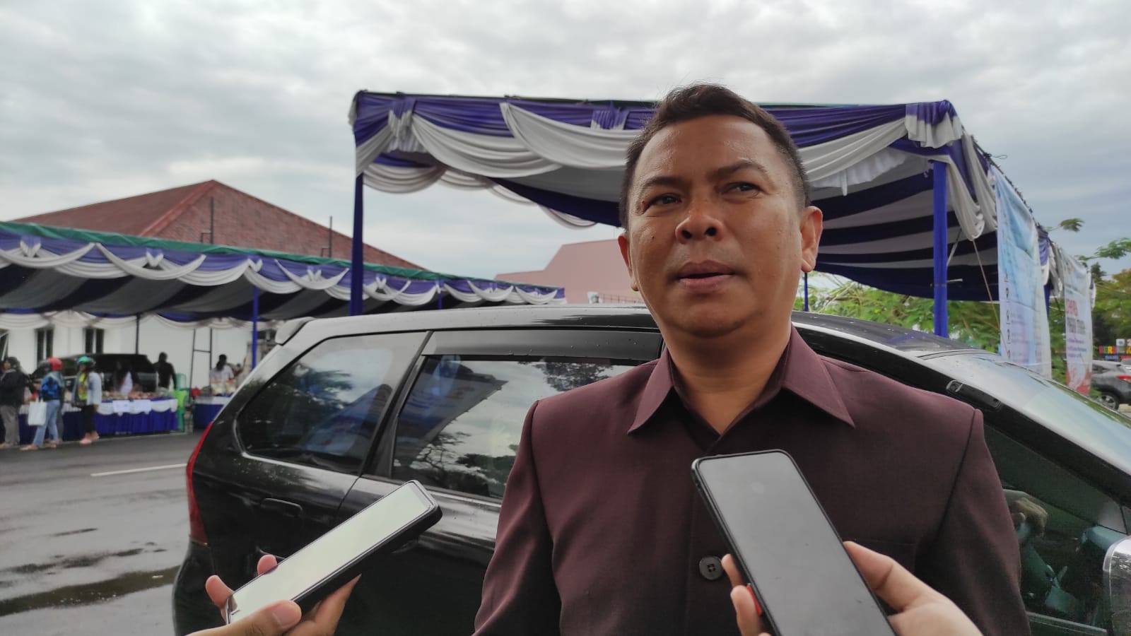 Abang Hertza Berharap Dengan Adanya Pasar Murah Bisa Menahan Laju Inflasi