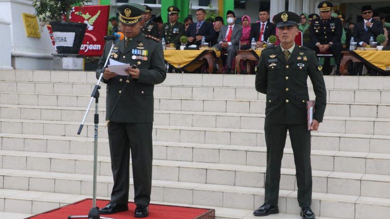 Dandim 0306/50 Kota Irup pada  Peringatan ke-77 Hari Pahlawan Nasional Khidmat