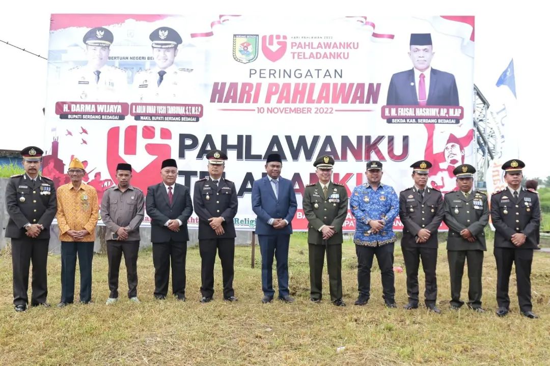 Peringati Hari Pahlawan, Bupati Sergai : Teladani Para Pahlawan dalam Menghadapi Berbagai Tantangan