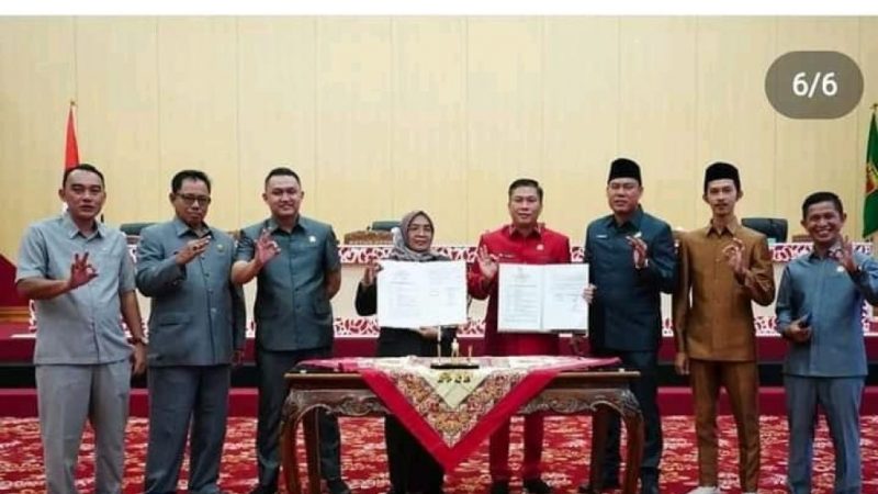 DPRD dan Pemkab Musi Rawas Tandatangani Nota Kesepakatan KUA PPAS 2023