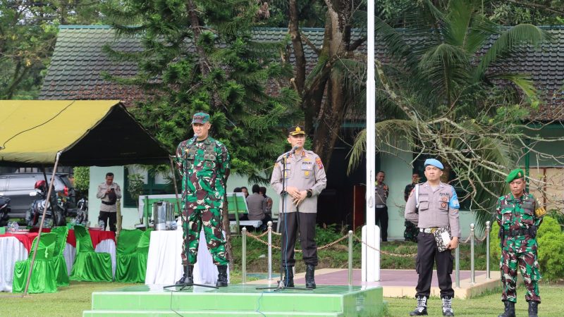 Polres Asahan bersama Kodim 0208/AS Gelar Apel Gabungan