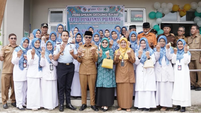 Telan Biaya Hampir 6 Miliyar, Bupati Safaruddin Resmikan Gedung Puskesmas Piladang
