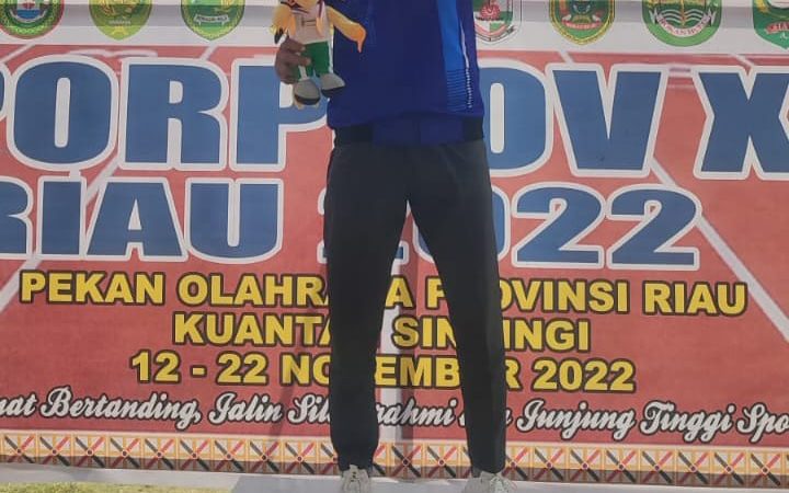 Cabor Atletik Inhu  Raih Satu Medali Emas di Porprov X Riau