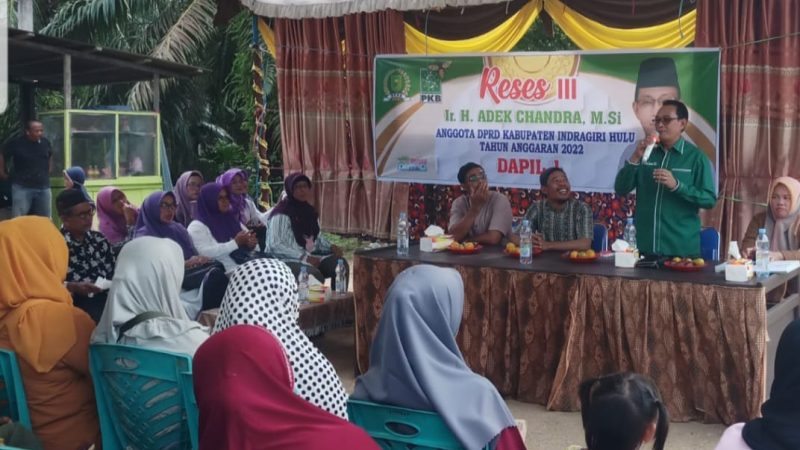 Adek Chandra Serap Aspirasi Masyarakat di Tiga Desa Masa Sidang III