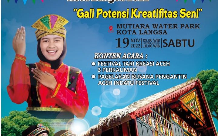 Disbudpar Aceh Akan Gelar Festival Seni Kota Langsa 2022