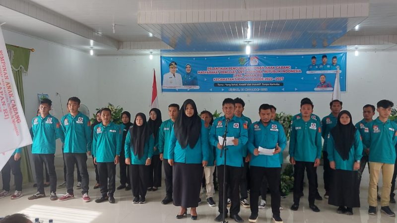 Hadiri Pelantikan PAC Mapan RI Sipirok Bupati Tapsel: Jangan Mencoba Yang Namanya Narkoba