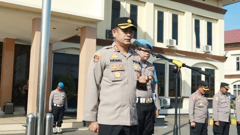 Pimpim Apel, Kapolres Lhokseumawe Pimpim Doa Untuk Korban Gempa Cianjur
