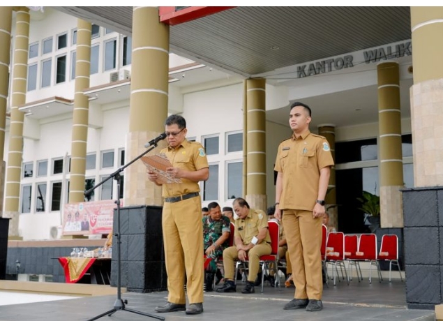 Pemkot Pangkalpinang Laksanakan Upacara Peringatan Hari Kesehatan Nasional Ke 56