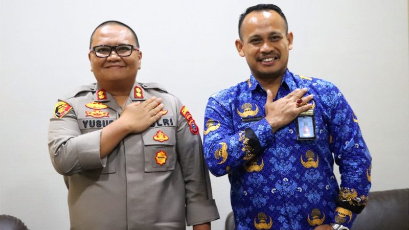 Kapolres Tanjung Silaturahmi Dengan Ka.Lapas Pulo Simardan