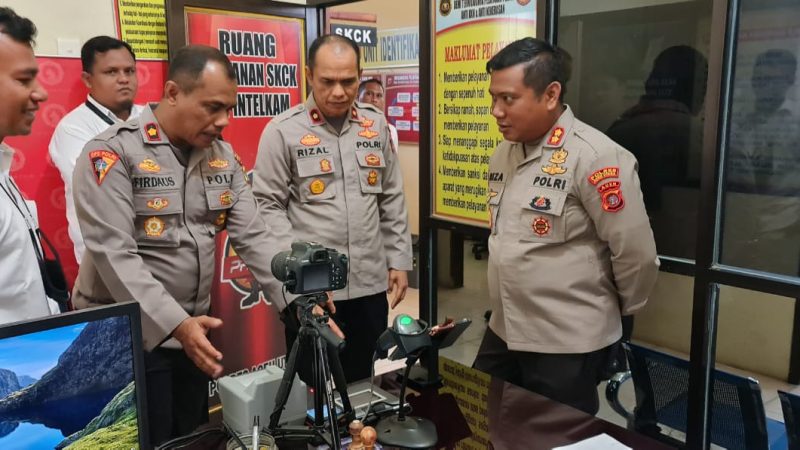Sidak Ruang SKCK, Kapolres Aceh Utara Kembali Pastikan Kesiapan Anggota Dalam Hal Pelayanan