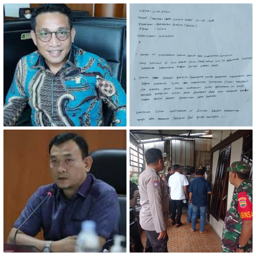 Duo Nasution di DPRD Kota Medan Minta Satpol PP Kota Medan Bongkar Bangunan Tanpa IMB