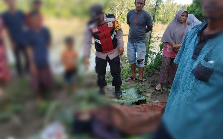 Seorang Perempuan Ditemukan Tak bernyawa Di Sungai Krueng Woyla Aceh