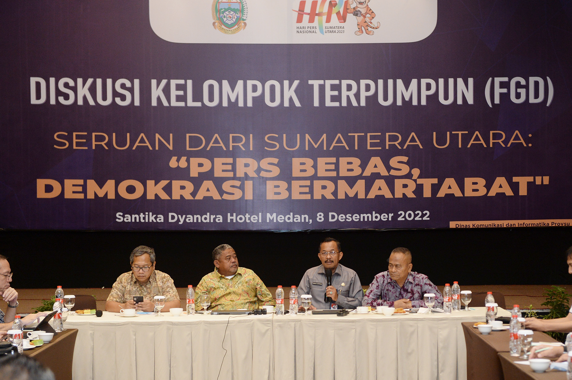 Jelang HPN 2023, Pemprov Sumut dan PWI Adakan FGD Bahas Demokrasi Pers