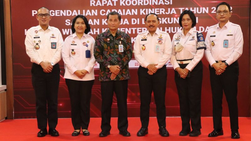 Rutan Cipinang Kanwil Kumham DKI Jakarta Ikuti Rapat Koordinasi Pengendalian Capaian Kinerja Tahun 2022