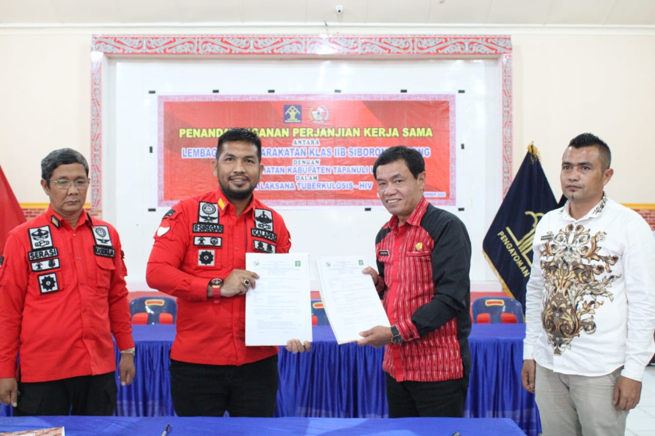 Lapas Siborongborong-Dinkes Taput Kerjasama Pengendalian Pengendalian dan Pemberantasan TB dan HIV Warga Binaan