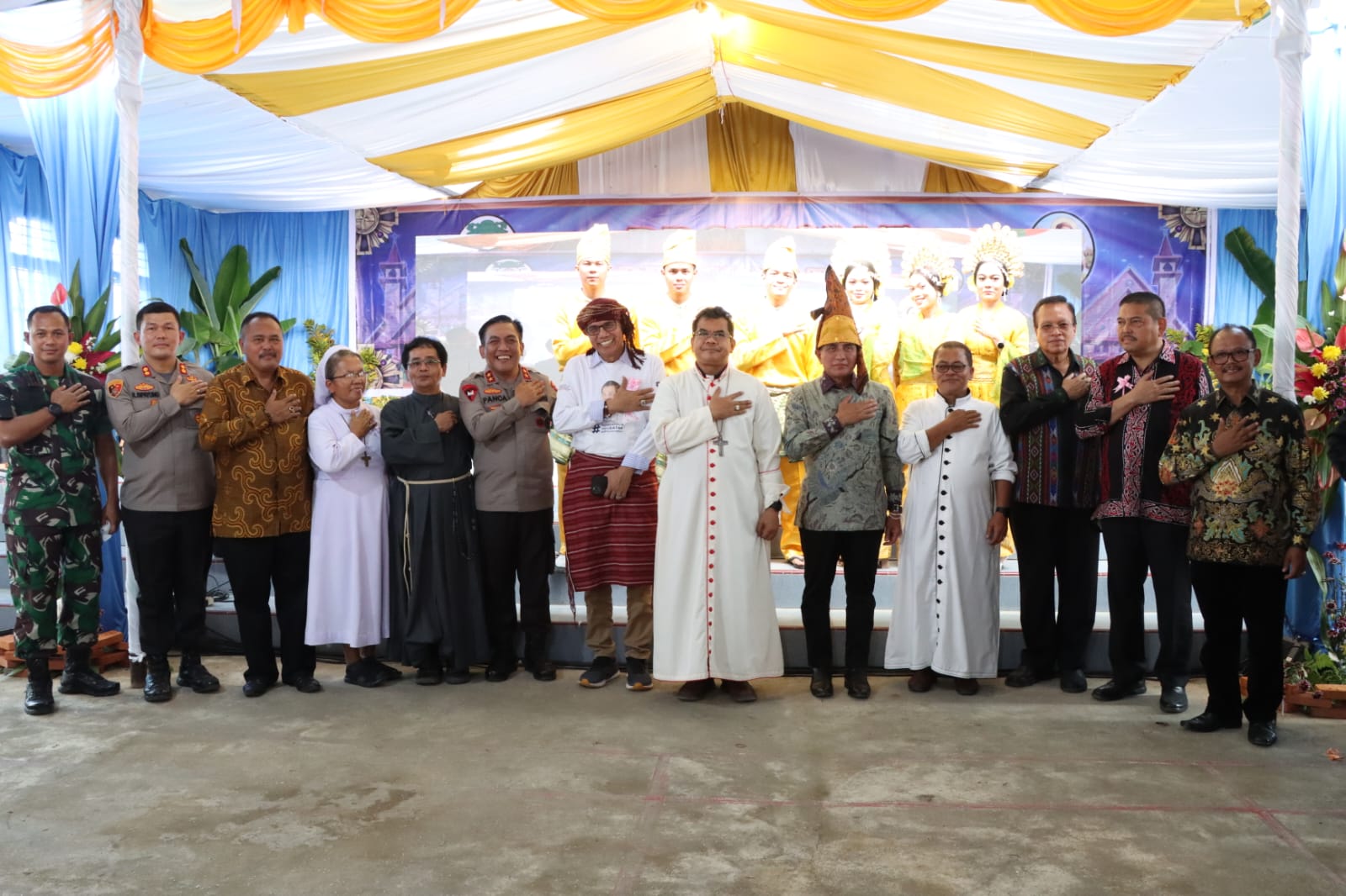 Kapolres Simalungun Dampingi Kunker Kapolda serta Gubernur Sumatera Utara