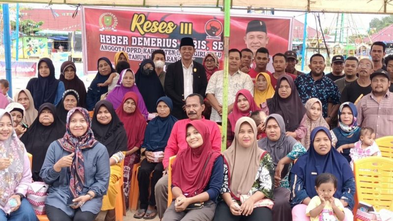 Reses III 2022 Serap Aspirasi, Heber Demerius Lubis SE:  Masyarakat Keluhkan Lampu JPU Tak Dibangun Instansi Terkait