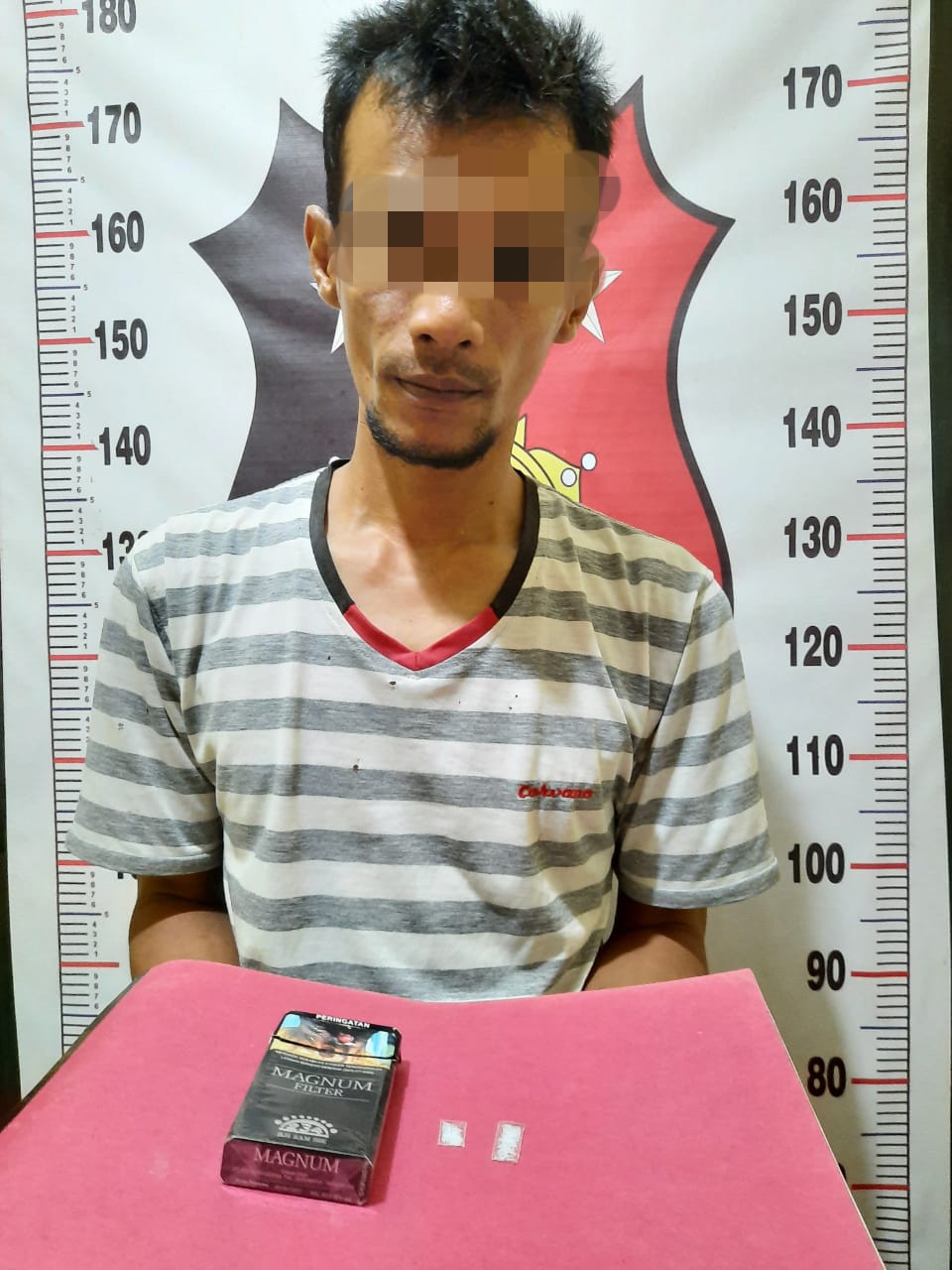Polsek Langsa Barat Tangkap Satu Pemuda Terduga Kepemilikan Shabu