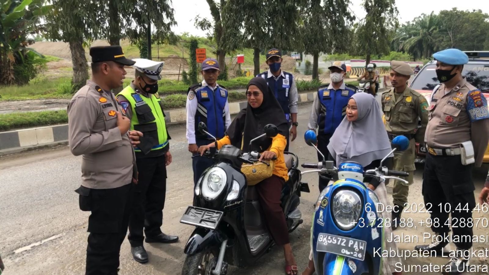 Menjaga Situasi Kamtibmas Yang Kondusif, Polres Langkat  Laksanakan Patroli Gabungan