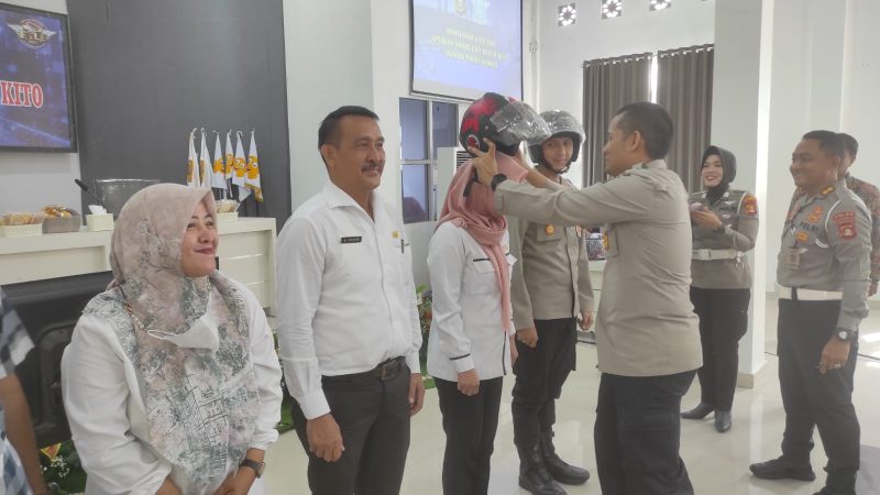 Polres Muba Sosialisasi ETLE dan Aplikasi SMART City Dulur Kito