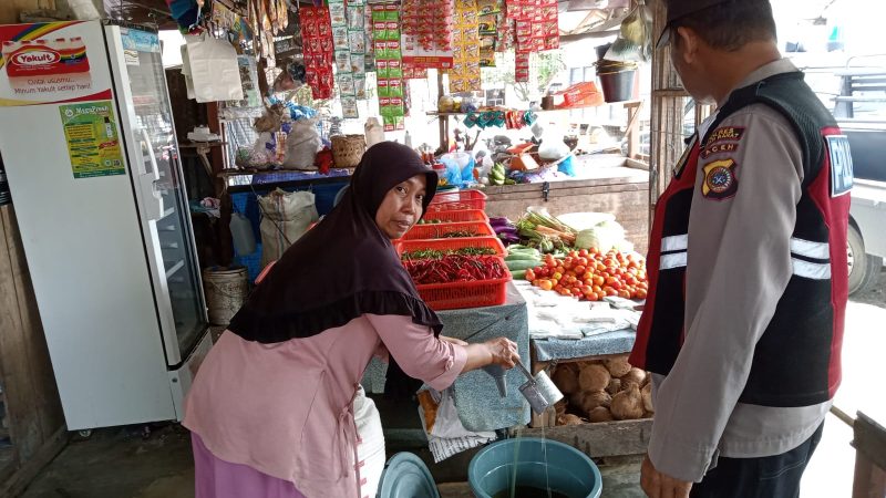 Polsek Jajaran Polres Aceh Barat Pantau Ketersediaan Sembako Jelang Nataru